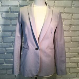 J. Crew Light Gray Parke Blazer in Bi Stretch 4 Tall